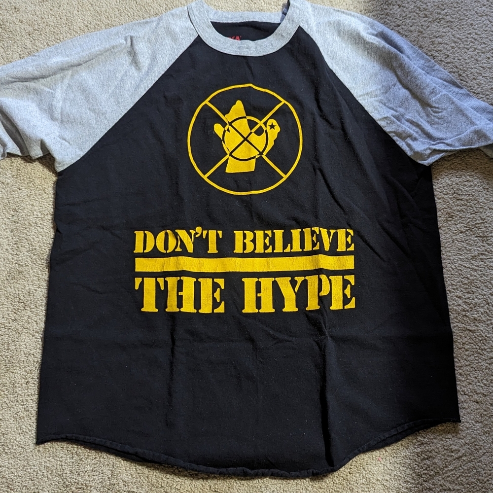 UXA - Don't Believe The Hype - 3/4 baseball tshirt